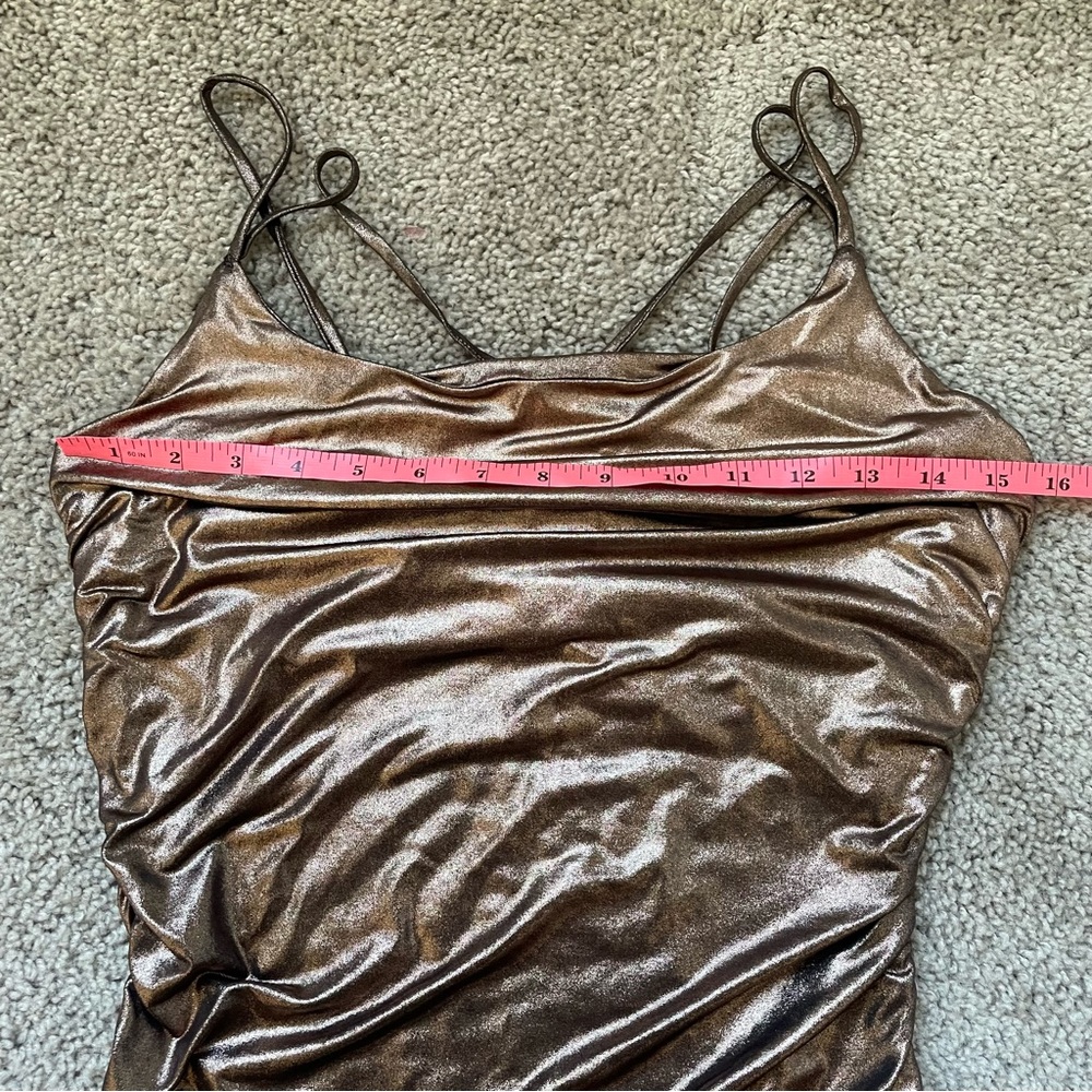 Sabora bodycon dress gold large - Picture 6 of 7
